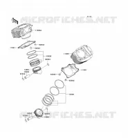 CYLINDRE/PISTON pour Kawasaki VN900 CUSTOM 2011