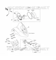 FEUX ARRI&Egrave;RE(S) pour Kawasaki VN900 CUSTOM 2011