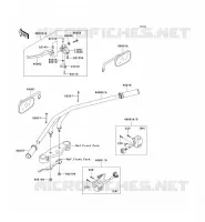 GUIDON pour Kawasaki VN900 CUSTOM 2011