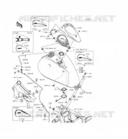 RESERVOIR CARBURANT pour Kawasaki VULCAN 900 CUSTOM 2012