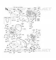 COUVERCLES MOTEUR pour Kawasaki VN900 CUSTOM 2013