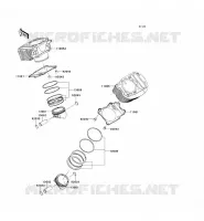 CYLINDRE/PISTON pour Kawasaki VN900 CUSTOM 2013