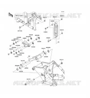 SUSPENSION/AMORTISSEUR pour Kawasaki VN900 CUSTOM 2013