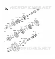 TRANSMISSION pour Kawasaki VN900 CUSTOM 2013