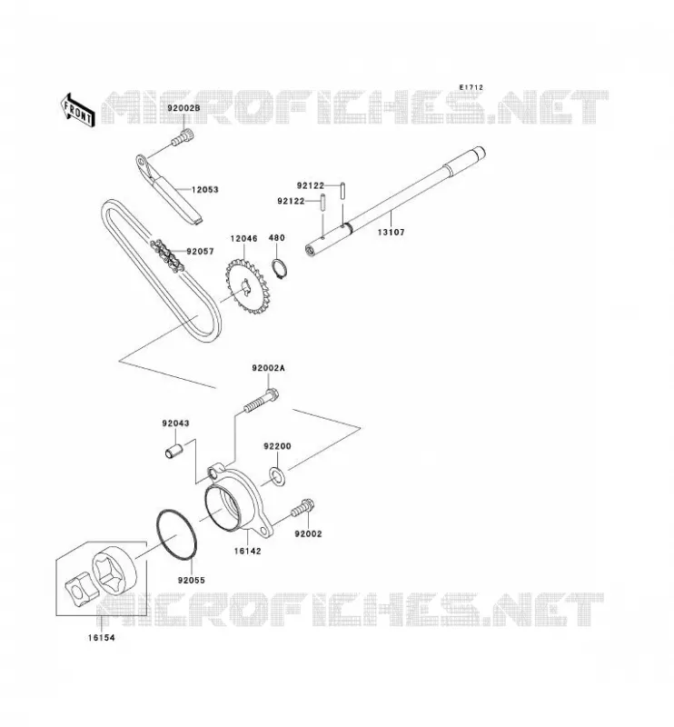 POMPE A HUILE Kawasaki MOTOS 900 2006 VN900 CLASSIC LT  VN900D6F