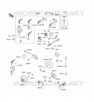 CONTACTEUR SERRURE/R&Eacute;FLECTEUR pour Kawasaki 1000GTR 2000