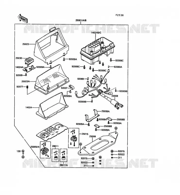COMPTEURS Kawasaki MOTOS 1000 1990 1000GTR  ZG1000-A5