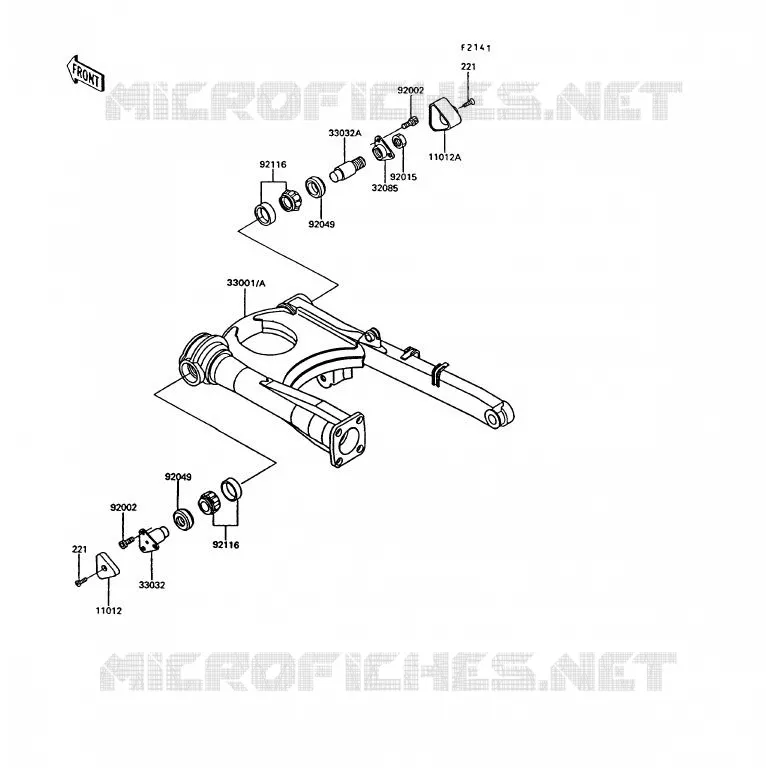 BRAS OSCILLANT Kawasaki MOTOS 1000 1994 1000GTR  ZG1000-A9