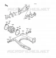 BRAS OSCILLANT pour Kawasaki Z1300 1989