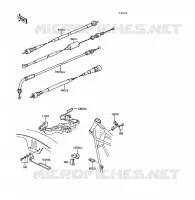 CABLES pour Kawasaki Z1300 1989