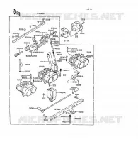 CARBU pour Kawasaki Z1300 1989