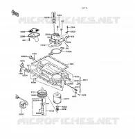 CARTER INF/FILTRE &Agrave; HUILE pour Kawasaki Z1300 1989