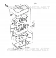 COMPTEURS pour Kawasaki Z1300 1989