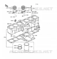 CYLINDRE/PISTON pour Kawasaki Z1300 1989