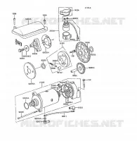 D&Eacute;MARREUR pour Kawasaki Z1300 1989