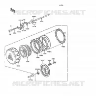 EMBRAYAGE pour Kawasaki Z1300 1989