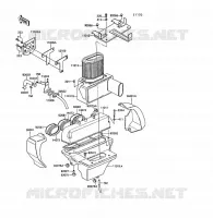 FILTRE A AIR pour Kawasaki Z1300 1989