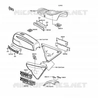 LABEL pour Kawasaki Z1300 1989
