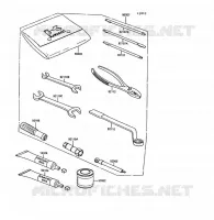 OUTIL UTILISATEUR pour Kawasaki Z1300 1989