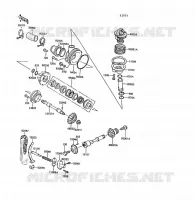 POMPE &Agrave; EAU pour Kawasaki Z1300 1989