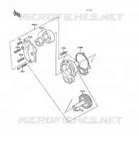 POMPE A HUILE pour Kawasaki Z1300 1989