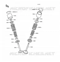 SOUPAPE pour Kawasaki Z1300 1989