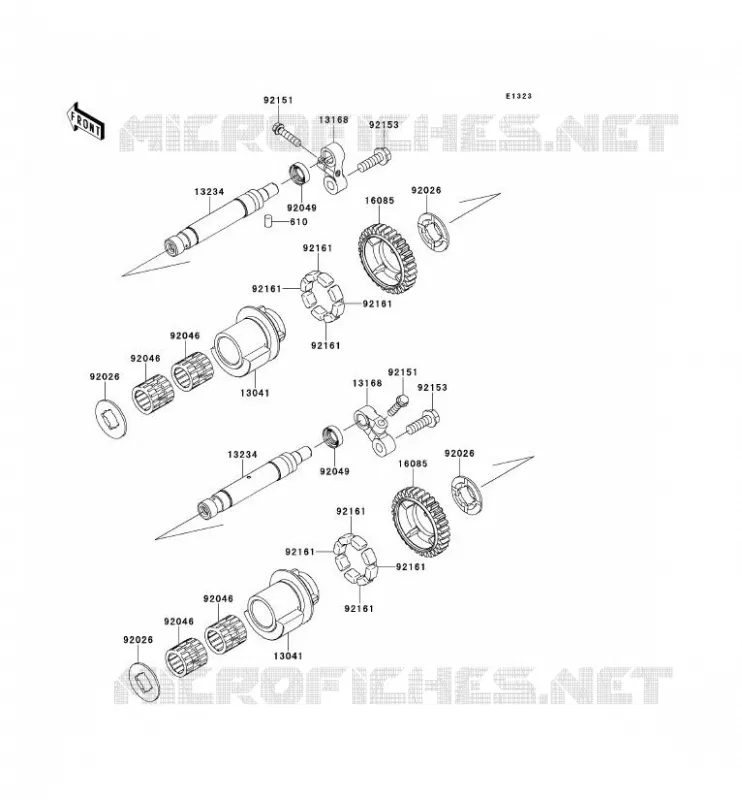 BALANCIER Kawasaki MOTOS 1400 2012 1400GTR ABS  ZG1400CCF