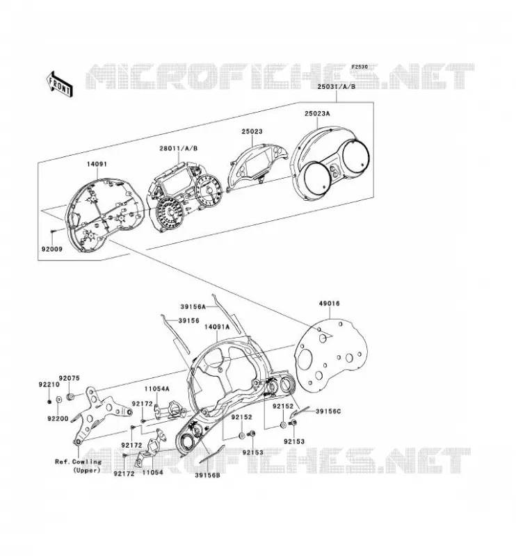 COMPTEURS Kawasaki MOTOS 1400 2012 1400GTR ABS  ZG1400CCF
