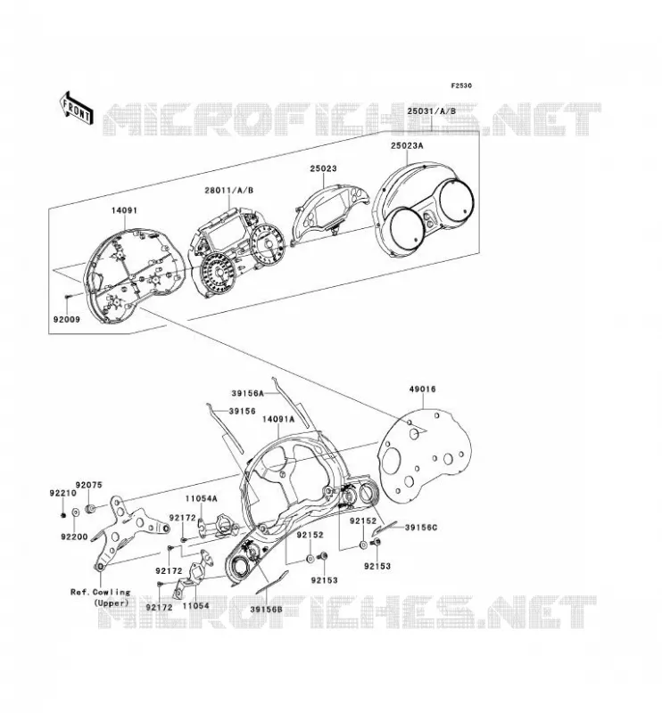 COMPTEURS Kawasaki MOTOS 1400 2013 1400GTR ABS  ZG1400CDF
