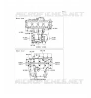BOULON CARTER MOTEUR pour Kawasaki 1400GTR ABS 2013