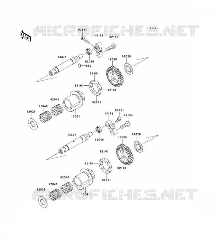 BALANCIER Kawasaki MOTOS 1400 2014 1400GTR ABS  ZG1400CEF