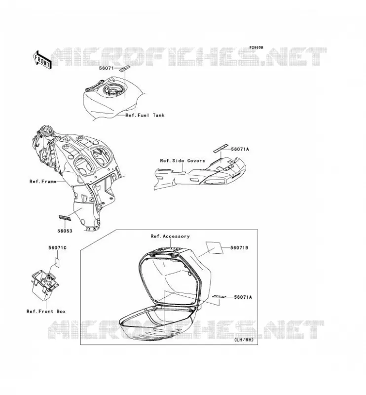 LABEL Kawasaki MOTOS 1400 2014 1400GTR ABS  ZG1400CEF