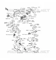 CARENAGE(SUPERIEUR) pour Kawasaki 1400GTR ABS 2014