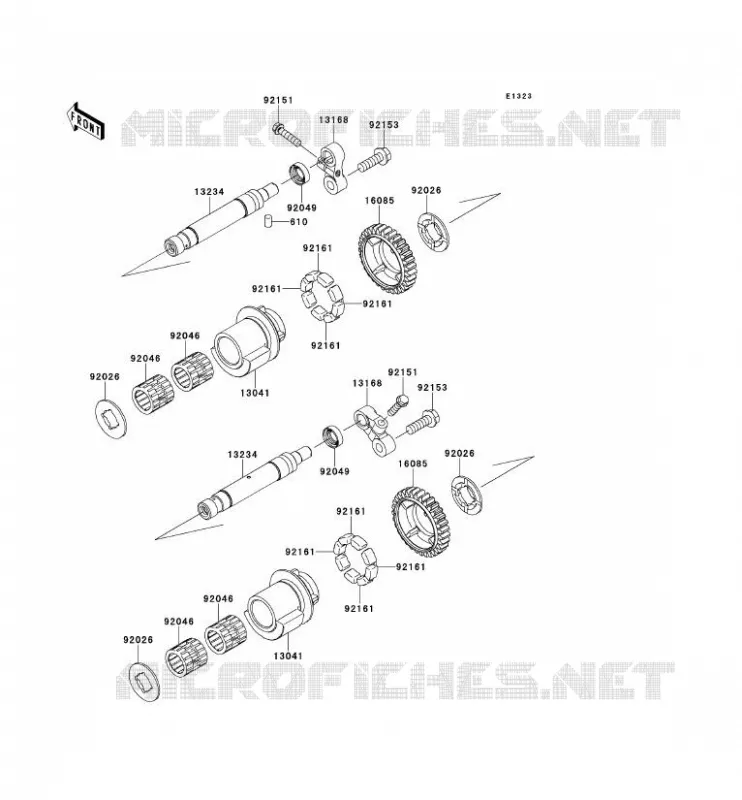 BALANCIER Kawasaki MOTOS 1400 2014 1400GTR ABS  ZG1400CEF