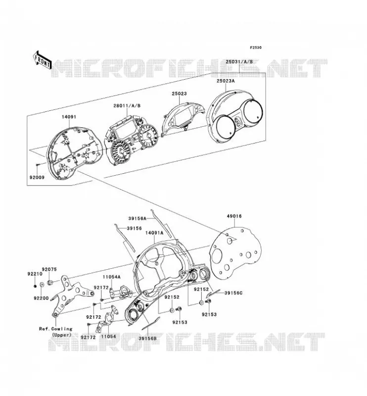 COMPTEURS Kawasaki MOTOS 1400 2014 1400GTR ABS  ZG1400CEF