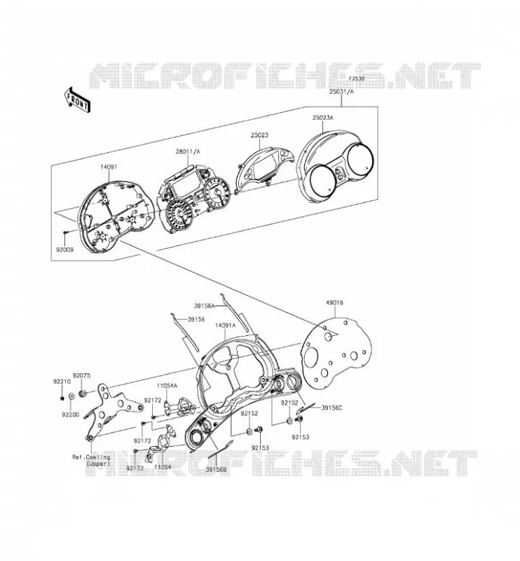 COMPTEURS Kawasaki MOTOS 1400 2015 1400GTR ABS  ZG1400EFF