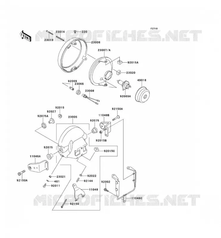 OPTIQUE(S) Kawasaki MOTOS 600 1995 ELIMINATOR 600  ZL600-B1