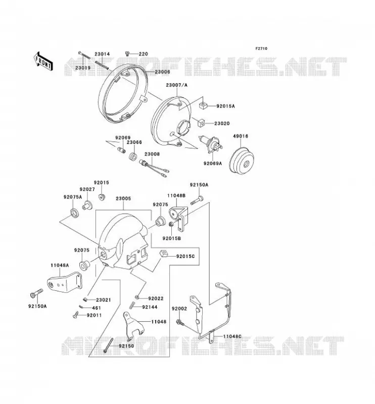 OPTIQUE(S) Kawasaki MOTOS 600 1995 ELIMINATOR 600  ZL600-B1