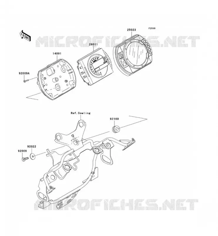 COMPTEURS Kawasaki MOTOS 1000 2006 Z1000  ZR1000A6F