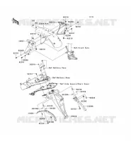 GARDE BOUE pour Kawasaki Z1000 2007