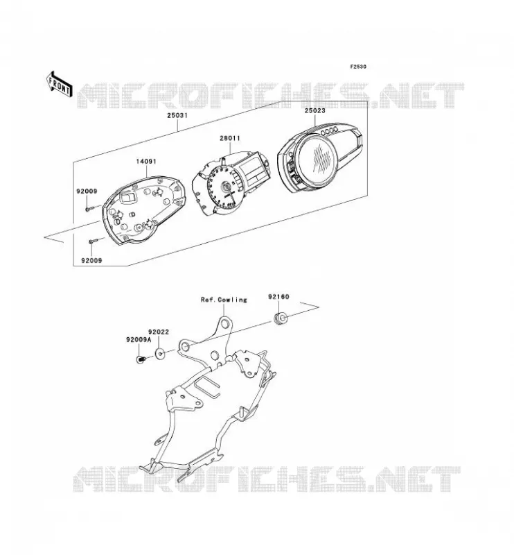 COMPTEURS Kawasaki MOTOS 1000 2007 Z1000  ZR1000B7F