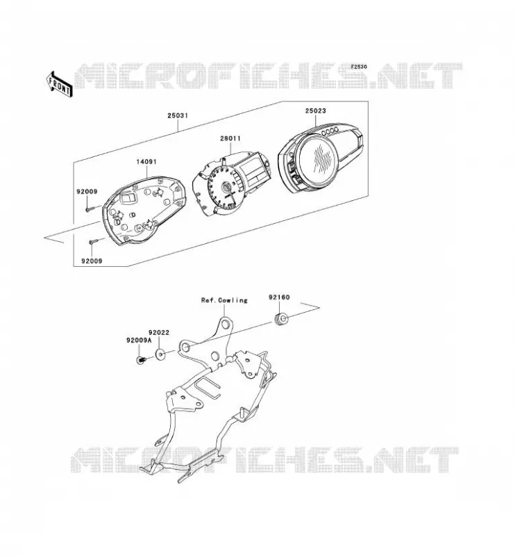 COMPTEURS Kawasaki MOTOS 1000 2008 Z1000  ZR1000B8F