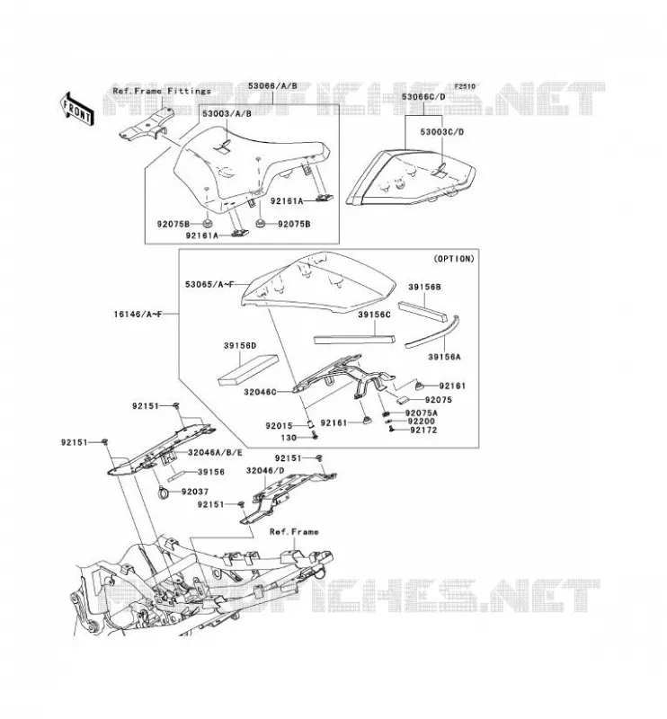 SELLE Kawasaki MOTOS 1000 2009 Z1000 ABS  ZR1000C9F