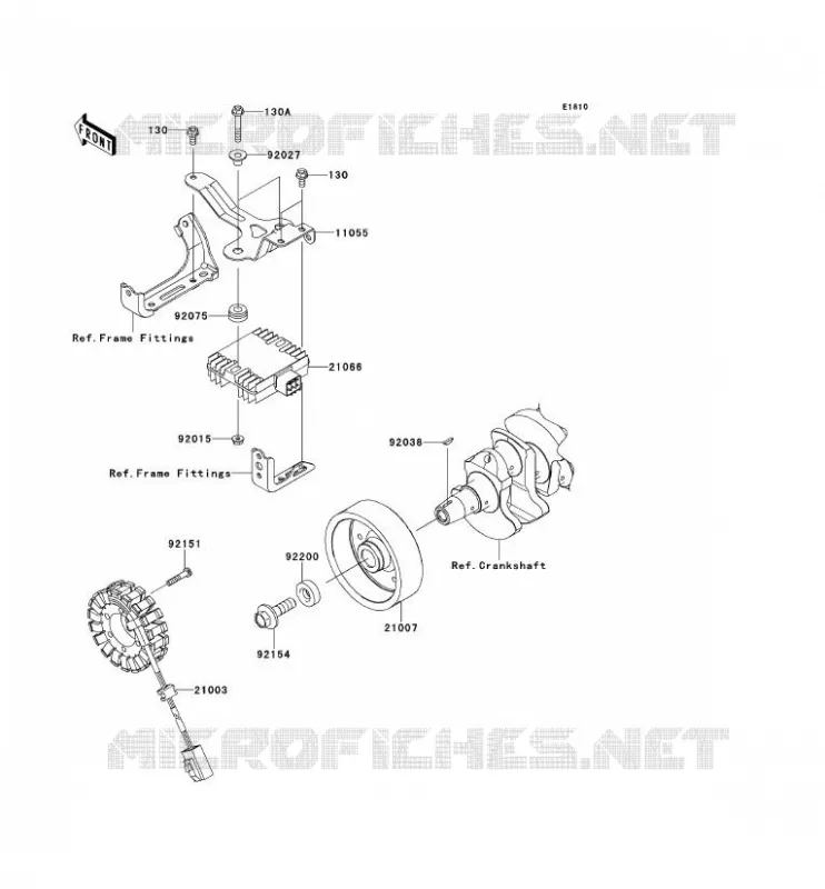 G&Eacute;N&Eacute;RATEUR Kawasaki MOTOS 1000 2012 Z1000  ZR1000DCF