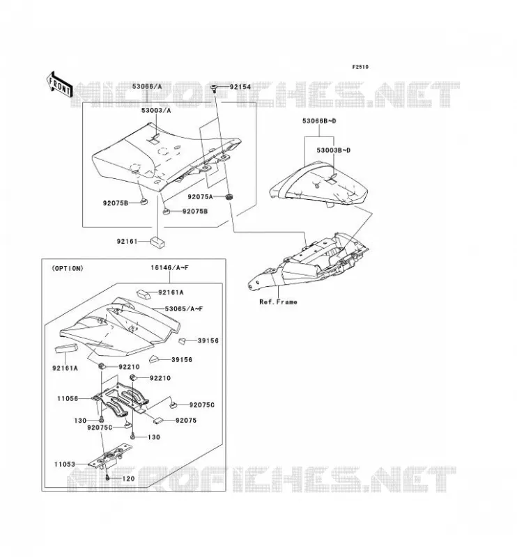 SELLE Kawasaki MOTOS 1000 2012 Z1000 ABS  ZR1000ECF