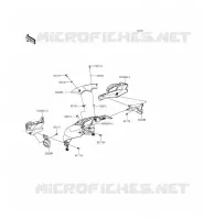 CARENAGE(SUPERIEUR) pour Kawasaki Z1000 2014