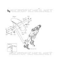 GARDE BOUE AVANT pour Kawasaki Z1000 ABS 2014