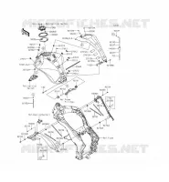 RESERVOIR CARBURANT pour Kawasaki Z1000 ABS 2015