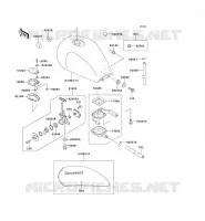 RESERVOIR CARBURANT pour Kawasaki ZEPHYR 1100 1992