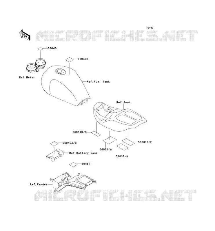 LABEL Kawasaki MOTOS 1100 1993 ZEPHYR 1100  ZR1100-A2